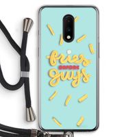 Always fries: OnePlus 7 Transparant Hoesje met koord