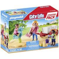 Playmobil City Life Starter Pack opvoeder met bolderwagen 71258 - thumbnail