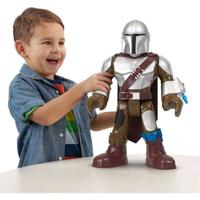 Imaginext-STAR WARS-The Mandalorian Figura XXL, 40 cm HXT20
