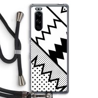 Pop Art #5: Sony Xperia 5 Transparant Hoesje met koord