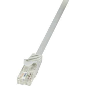 LogiLink CP1062U RJ45 Netwerkkabel, patchkabel CAT 5e U/UTP 3.00 m Grijs 1 stuk(s)