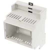 Hammond Electronics 1597DIN4M53V DIN-rail-behuizing Open 90 x 58 x 71 PPO Lichtgrijs 1 stuk(s) - thumbnail