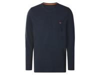 esmara Men Heren longsleeve (Marineblauw, M)