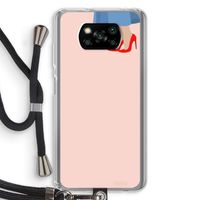 High heels: Xiaomi Poco X3 NFC Transparant Hoesje met koord