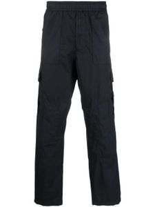 Stone Island pantalon cargo en coton à logo Compass - Bleu