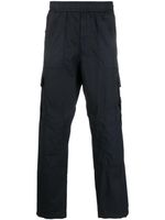 Stone Island pantalon cargo en coton à logo Compass - Bleu