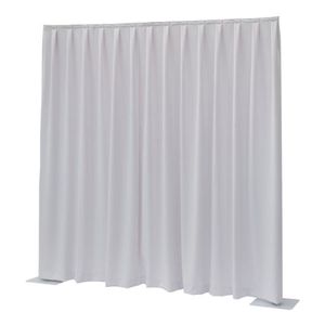 Showtec Gordijn voor het Pipes & Drapes systeem, wit, 300 x 400 cm, 260 g/m2