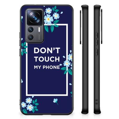 Xiaomi 12T | 12T Pro | Telefoon Hoesje | Flowers Blue DTMP