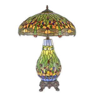 A TIFFANY STYLE TABLE LAMP