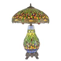 A TIFFANY STYLE TABLE LAMP - thumbnail