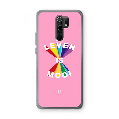 Het Leven Is Mooi: Xiaomi Redmi 9 Transparant Hoesje