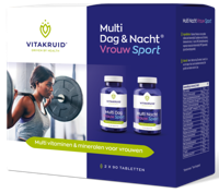 Vitakruid Multi Dag & Nacht Vrouw Sport 100% Vegan 2 x 90