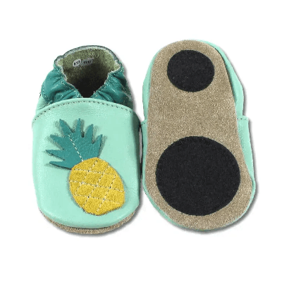Hobea babyslofjes extra antislip Ananas-26-27