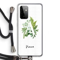 Green Brush: Samsung Galaxy A72 5G Transparant Hoesje met koord