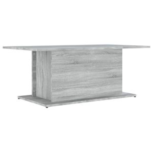 vidaXL Salontafel 102x55,5x40 cm bewerkt hout grijs sonoma eikenkleur