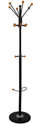 OFFICE products kapstok Stockholm, met parapluhouder, zwart