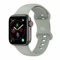 Siliconen sportbandje - Grijs - Maat: S/M - Geschikt voor Apple Watch 38mm / 40mm / 41mm - thumbnail