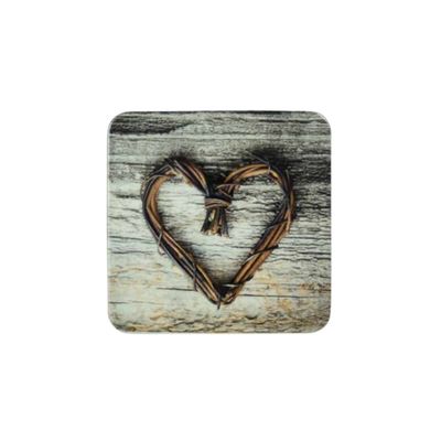 Onderzetters Hart Twijgen (Set van 6) Onderzetters Hart Twijgen (Set van 6)
