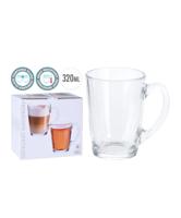 Set van 4 koffie- en theeglazen