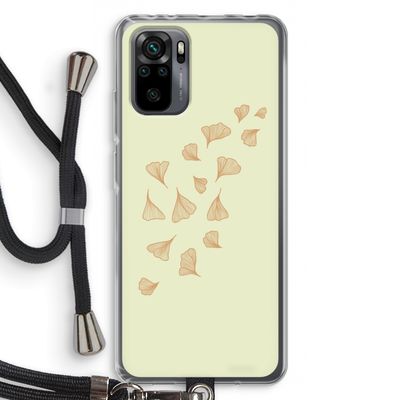 Falling Leaves: Xiaomi Redmi Note 10 Pro Transparant Hoesje met koord