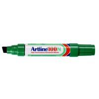 Viltstift artline 100 schuin 7.5-12mm groen | 12 stuks