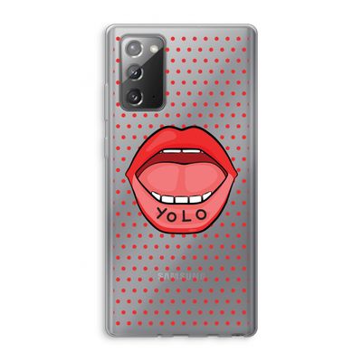 Yolo Denise: Samsung Galaxy Note 20 / Note 20 5G Transparant Hoesje