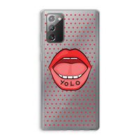 Yolo Denise: Samsung Galaxy Note 20 / Note 20 5G Transparant Hoesje