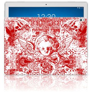 Tablet BackCover Lenovo Tab P10 Angel Skull Rood