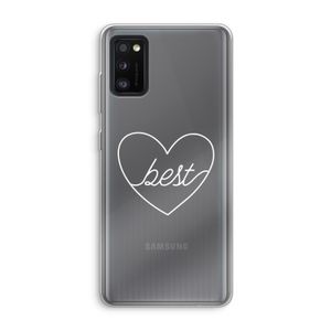 Best heart pastel: Samsung Galaxy A41 Transparant Hoesje