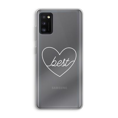 Best heart pastel: Samsung Galaxy A41 Transparant Hoesje
