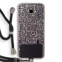 Moroccan Print: Samsung Galaxy J4 Plus Transparant Hoesje met koord
