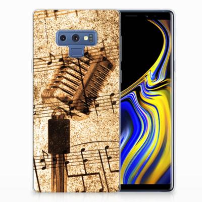 Samsung Galaxy Note 9 | Siliconen hoesje | met foto Bladmuziek