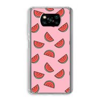 Watermeloen: Xiaomi Poco X3 Pro Transparant Hoesje