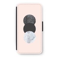 Marmeren cirkels: iPhone 8 Flip Hoesje