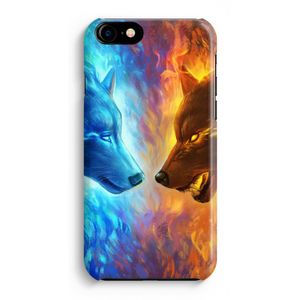 Fire & Ice: Volledig Geprint iPhone 7 Hoesje