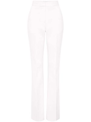 Rebecca Vallance pantalon droit Evelyn à taille haute - Blanc