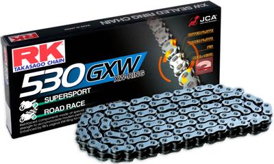 RK Chains 530 gxw 112 n gray/gray open