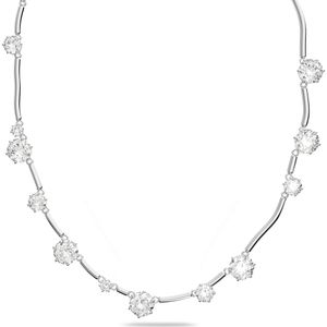 Swarovski 5638696 Ketting Constella zilverkleurig-wit 50-55 cm