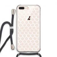 Dakpannetjes: iPhone 7 PLUS Transparant Hoesje met koord