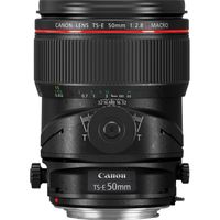 Canon TS-E 50mm f/2.8L SLR Macrolens Zwart, Rood - thumbnail
