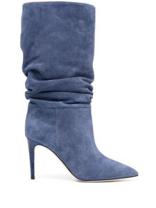 Paris Texas bottes souples en daim 90 mm - Bleu