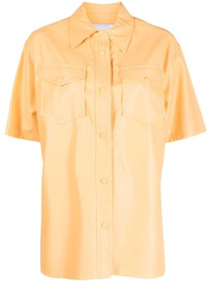 STAND STUDIO chemise Norea en cuir artificiel - Orange