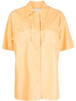 STAND STUDIO chemise Norea en cuir artificiel - Orange