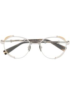 Balmain Eyewear lunettes de vue Brigade à monture ronde - Argent