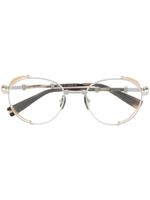 Balmain Eyewear lunettes de vue Brigade à monture ronde - Argent