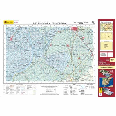 Topografische kaart 1019 MT50 Los Palacios y Villafranca | CNIG - Instituto Geográfico Nacional1