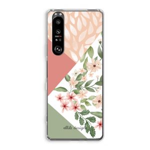 Sweet heaven geometrics: Sony Xperia 1 III Transparant Hoesje
