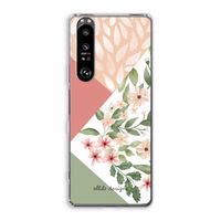 Sweet heaven geometrics: Sony Xperia 1 III Transparant Hoesje