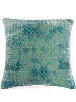 Anke Drechsel coussin en velours à broderies - Vert - thumbnail