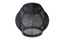 Plafondlamp Fabric Black